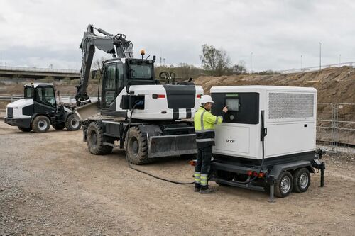 Recharge mobile pour équipement de construction électrique