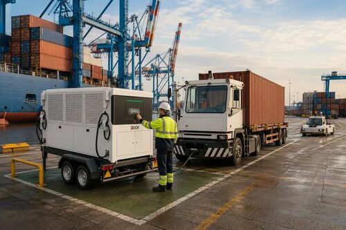 Chargement flexible pour équipement de port électrique