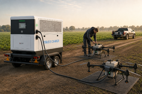 Énergie de champ pour les opérations de drones agricoles
