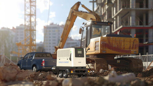 Dernières nouvelles de l'entreprise Comment les chargeurs de batterie électriques mobiles Door Energy génèrent des rendements élevés pour les sociétés de location d'équipements