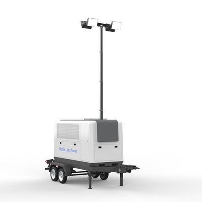 4000W 150000LM Tour d'éclairage à LED mobile Lumières de générateur portable à entrée CA 135Kw